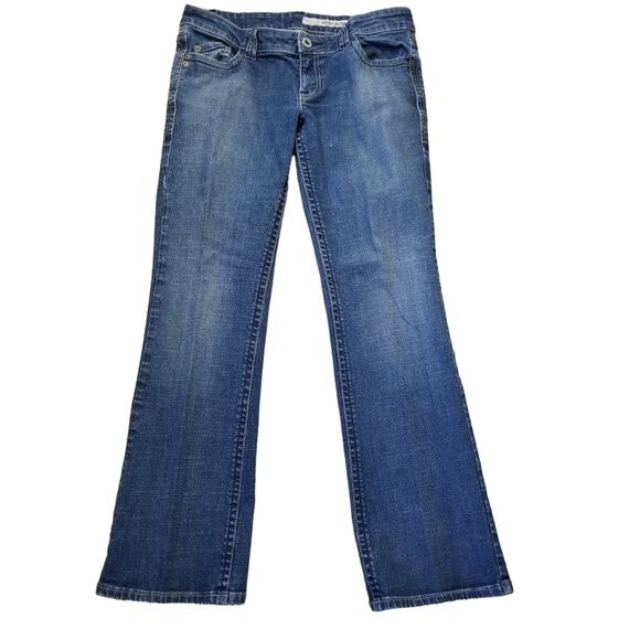 DKNY Low Rise Bootcut Medium Wash Jeans Size 11R - Picture 1 of 12
